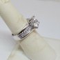 Sterling Silver Cubic Zirconia Solitaire Ring Size 6