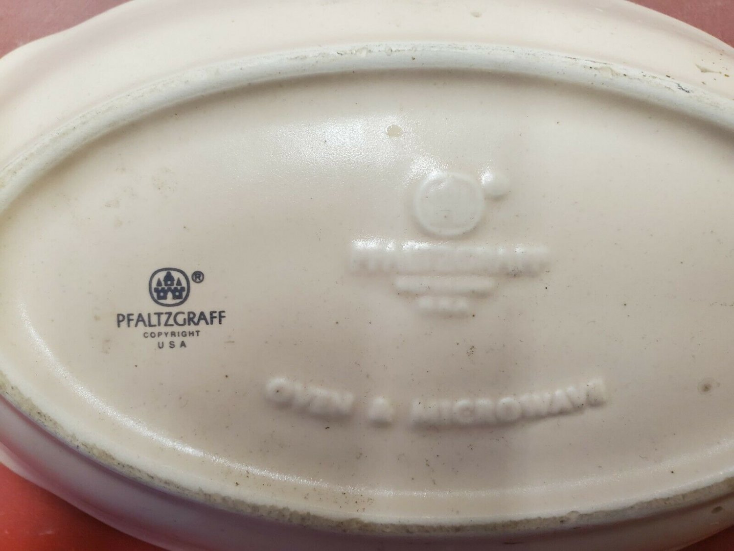 Pfaltzgraff Wildflowers Oven & Microwave Safe Ceramic Oval Baking Dish