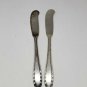 Vtg c1940 Gorham Lyric Sterling Silver Mid-Century Modern Pair Of Butter Knives