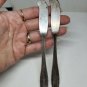 Vtg c1940 Gorham Lyric Sterling Silver Mid-Century Modern Pair Of Butter Knives