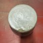 Antique Primitive Salt Glazed Stoneware Milk Crock Jug Blue Hand Painted Floral