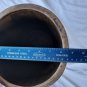 Antique Primitive Large Salt Glazed Tan Stoneware Apple Butter Crock Or Planter