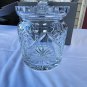 Vintage Waterford Crystal Lismore English Biscuit Jar With Original Box # 100666