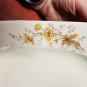 Antique Austria Yellow Flowers Rectangular Serving Platter