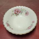Vintage American Limoges Warranted 22k Pure Gold Wild Rose Vegetable Bowl