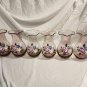 Vintage Teleflora Designed By Fenton Purple Glass Hand Painted Vase 6 Available