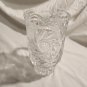Antique American Brilliant Cut Lead Crystal Pinwheel Star Water Pitcher