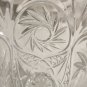 Antique American Brilliant Cut Lead Crystal Pinwheel Star Water Pitcher