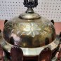 Antique CB Barker Quad Silverplate Cranberry Coin Dot Sugar Castor 9 Spoons