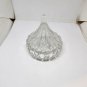 Vintage Jonal West Germany 1990s Clear Crystal Hershey's Kisses Trinket Box