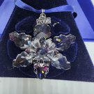 2008 Swarovski Crystal Snowflake Christmas Ornament In Original Box W/ Paperwork