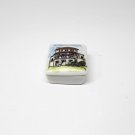 Vintage Tiny 1 Inch Square Porcelain Trinket Box Hand Painted Tuscany House