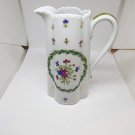 Vintage 1958 Haviland Limoges France Hand Painted Flowers Wreath Creamer Pitcher
