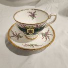 Vintage Royal Stafford English Bone China Tartan Series Teacup & Saucer Set