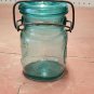Vintage Ball Ideal Aqua Blue Mason Bicentennial Canning Jar Wire Latch