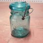 Vintage Ball Ideal Aqua Blue Mason Bicentennial Canning Jar Wire Latch