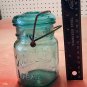 Vintage Ball Ideal Aqua Blue Mason Bicentennial Canning Jar Wire Latch