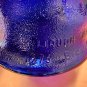 Vintage Charles Jacquin Cobalt Blue Figural George Washington Liquor Bottle