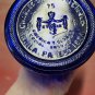 Vintage Charles Jacquin Cobalt Blue Figural George Washington Liquor Bottle