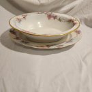 Antique 1909 Haviland Limoges MS Kraft Hand Painted Flowers Veggie Bowl Platter