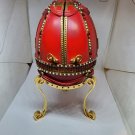 2001 Mattel Countess Of Rubies Barbie Red Musical Egg Figurine