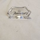 Vintage Baccarat France Clear Crystal Store Logo Display Paperweight Home Decor