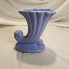 Vintage MCM Shawnee Pottery USA Marked Porcelain Cornucopia Vase Mid-Century