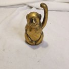 Vintage The House Of Hanbury Brass Monkey Bell Raised Arm Handle