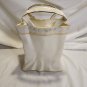 Vintage Lenox Ivory China Conforti Collection Gold Trim Porcelain Tote Bag