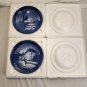Pair Of Vintage Royal Copenhagen Denmark 1974 & 1975 7" Collector Plates In Box