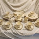 Vtg Gorham Rondelle Fine China Porcelain Colorful Flowers Dishes 8 Place Setting