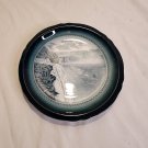 Vintage Buffalo Pottery Blue & White Niagara Falls Transferware Salad Plate