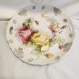 Antique Bavaria Germany Flowers Gold Floral Filigree Edge Handled Serving Plate
