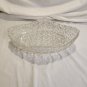 Vintage ABP American Brilliant Period 1920s Cut Crystal Daisy & Button Oval Dish
