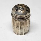 Vintage Sterling Silver WER Miniature Personal Salt And Pepper Shakers 2 Lids