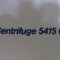 OEM eppendorf centrifuge 5415C