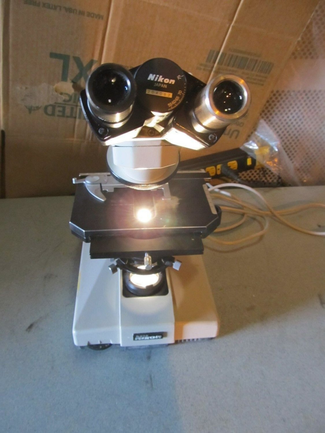 OEM nikon labophot microscope (no objective lens)