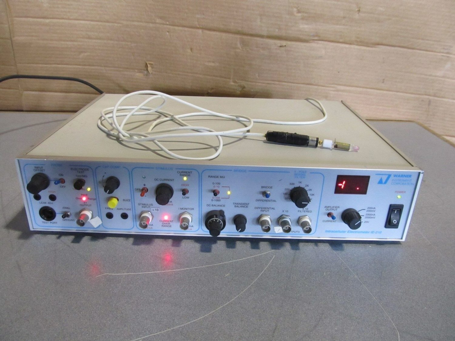 OEM warner instrument intracellular electrometer model IE-210
