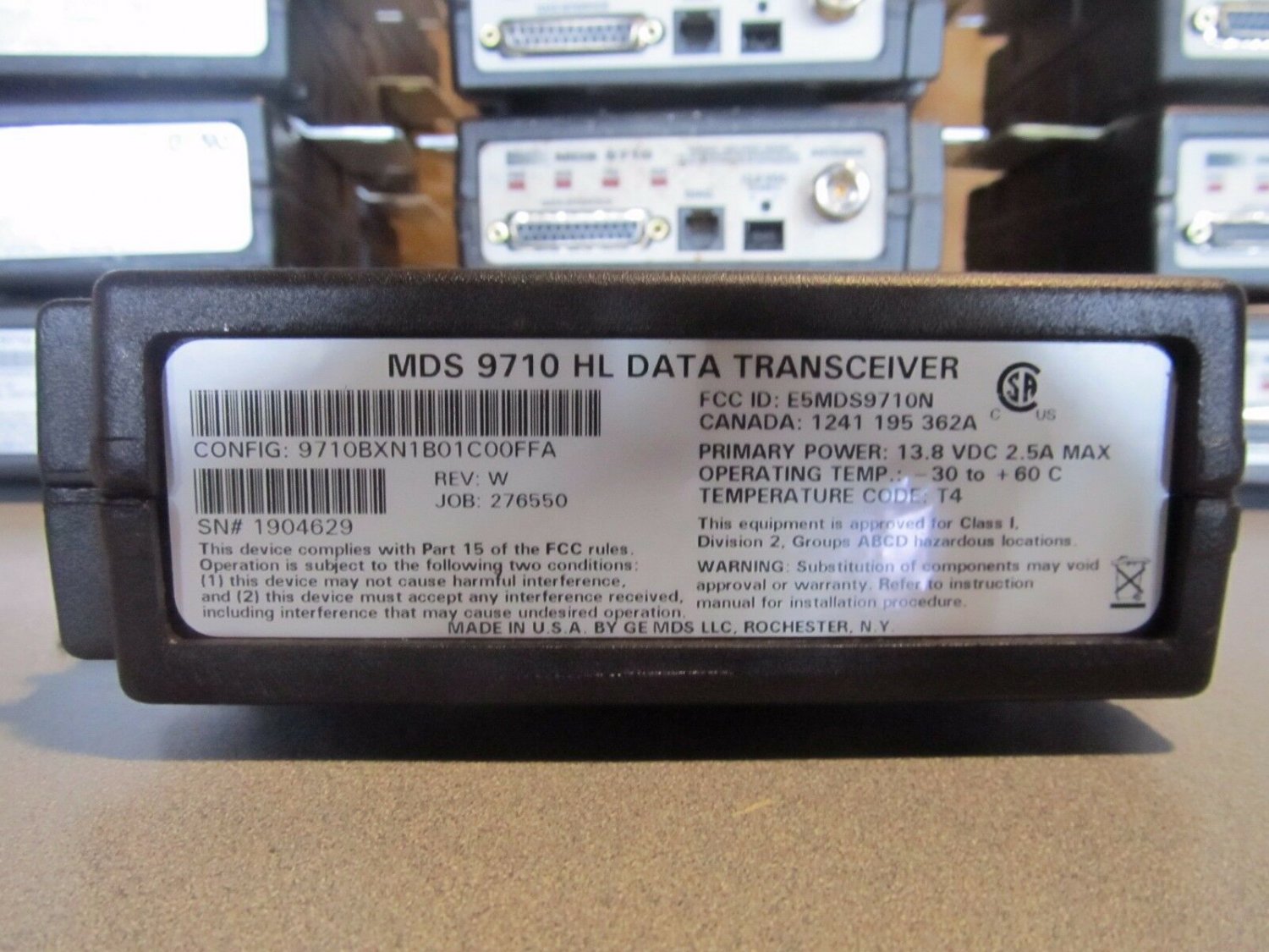 OEM  Microwave Data Systems DSP High Performance Data Transceiver MDS 9710 HL