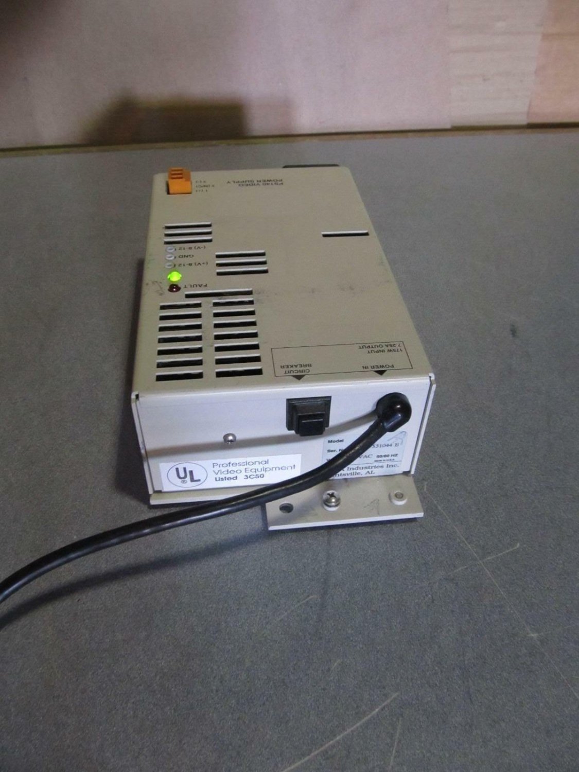 OEM pesa indurstries PS140 video power supply