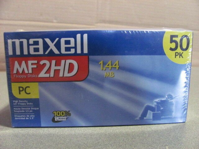 OEM maxwell MF 2HD floppy Disk  50PACK