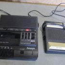 OEM panasonic VSC standard cassette transcriber w/foot pedal model RR-830