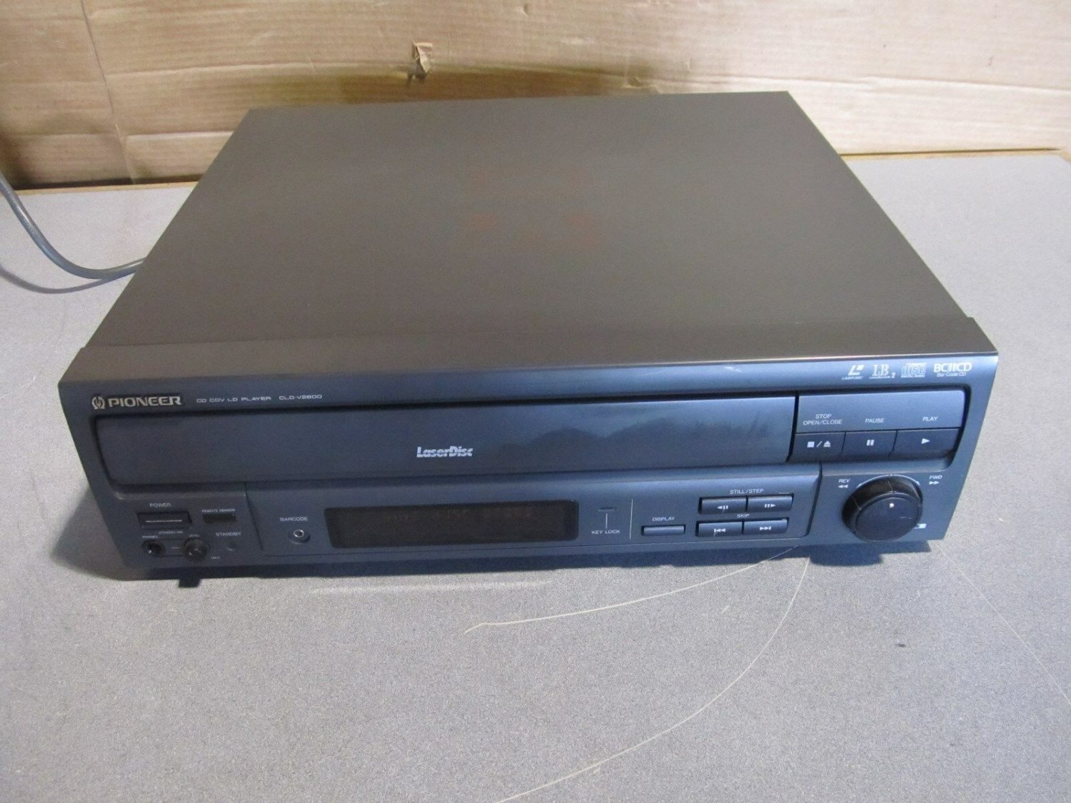 OEM pioneer laserdisc CD CDV LD player model CLD-V2600