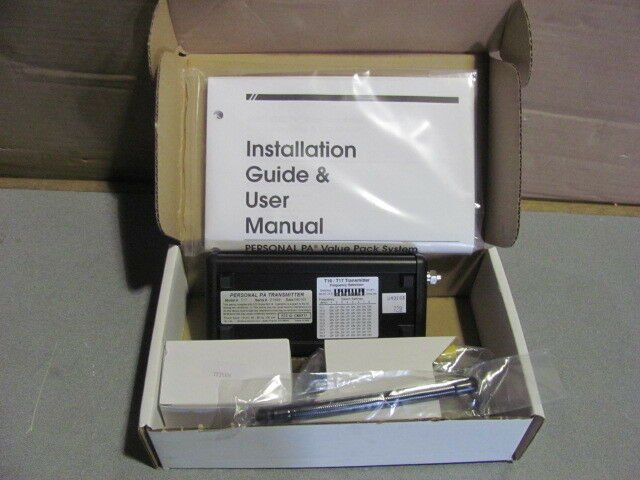 OEM williams sound auditory assistance personal PA transmitter model PPA TI6/T17