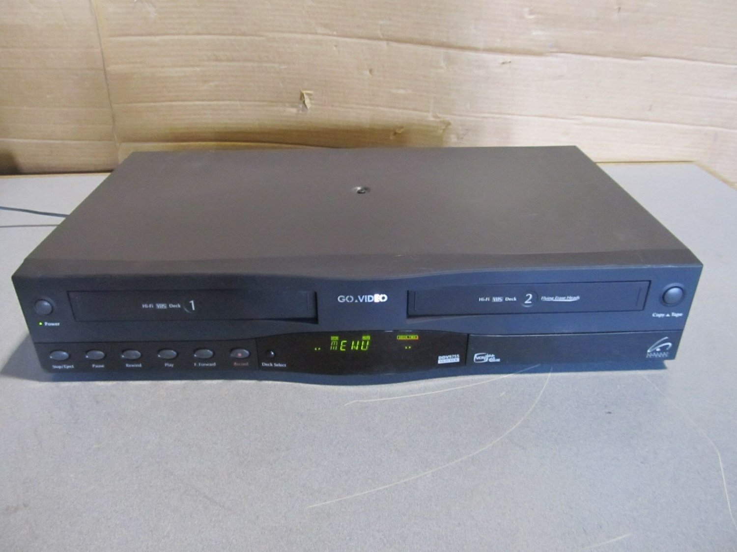 OEM Go-video cassette recorder model DDV-9755