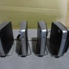 lot of 4 OEM HP compaq t5000 thin client terminals  w/3 adapters