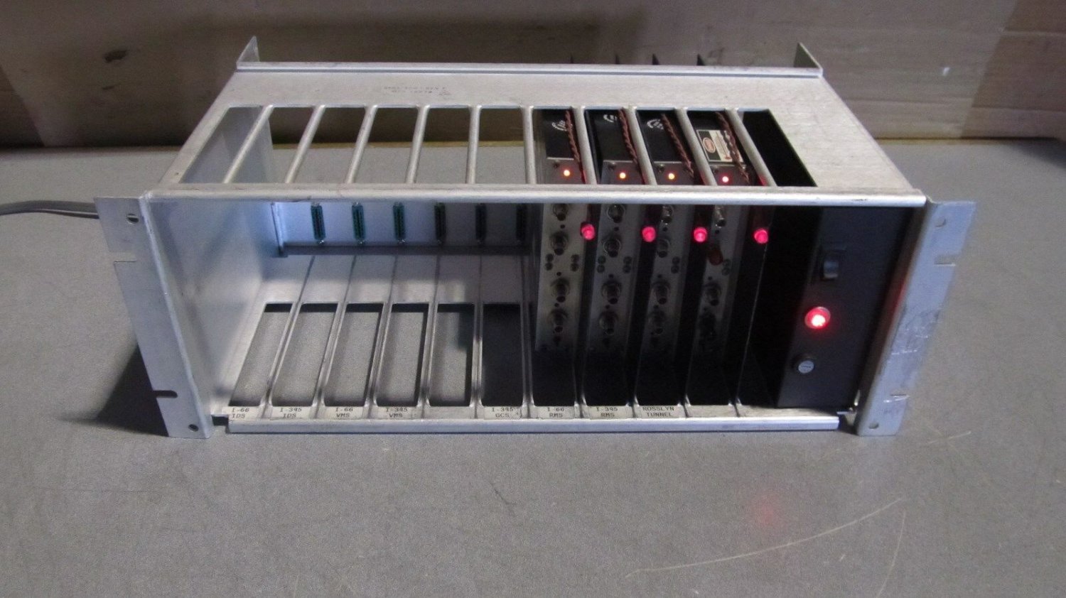 OEM FI force incorporated fiber optic daisy-chain trans receiver w/4 panel