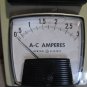 OEM general electric A-C amperes meter & A-C amperes simpson meter w/switch