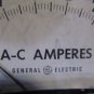 OEM general electric A-C amperes meter & A-C amperes simpson meter w/switch