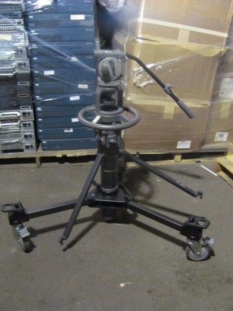 OEM LIBEC P 110 P110 Pedestal System Video Camera Studio Tripod H85 Fluid Head